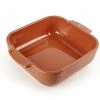 Appolia Auflaufform Quadratisch In Terracotta 28 Cm / 2,7 Liter -Casserole shop APPOLIA terra cotta CARRE 21 61128 1