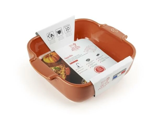 Appolia Auflaufform Quadratisch In Terracotta 28 Cm / 2,7 Liter 4 Appolia Auflaufform Quadratisch In Terracotta 28 Cm / 2,7 Liter – Bild 2