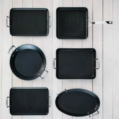 Le Creuset Aluminium-Antihaft-Bratreine -Casserole shop Aluminium Antihaft Spezialformen Sortimentsuebersicht 1 l