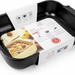 Appolia Auflaufform Rechteckig In Satin-schwarz 40 Cm / 5,2 Liter 22 Appolia Auflaufform Rechteckig In Satin-schwarz 40 Cm / 5,2 Liter -Casserole shop Appolia plat rectangulaire noir black satin 36 cm 61494 packaging 4