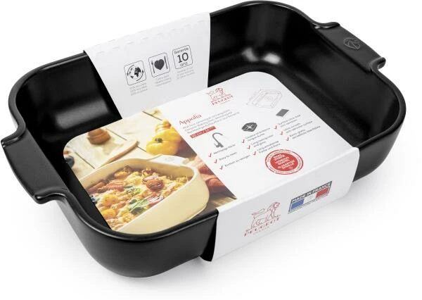 Appolia Auflaufform Rechteckig In Satin-schwarz 40 Cm / 5,2 Liter 10 Appolia Auflaufform Rechteckig In Satin-schwarz 40 Cm / 5,2 Liter – Bild 8