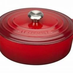 Le Creuset Bräter Signature Oval In Kirschrot 29 Cm / 4,7 L