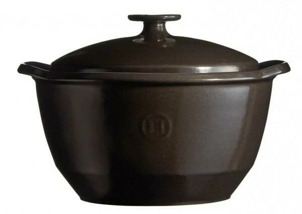 Emile Henry Kochtopf One Pot In Fusain 3 Emile Henry Kochtopf One Pot In Fusain