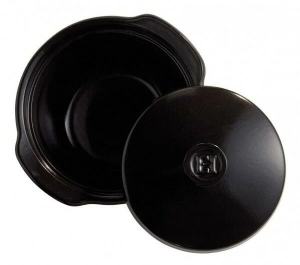 Emile Henry Kochtopf One Pot In Fusain 4 Emile Henry Kochtopf One Pot In Fusain – Bild 2