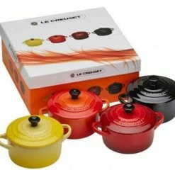 Le Creuset Mini-Cocotten Feuer & Flamme, 4er-Set