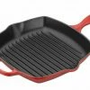 Le Creuset Grillpfanne Signature Quadratisch In Kirschrot -Casserole shop Grillpfanne Signature quadratisch 26 cm kirschrot xl