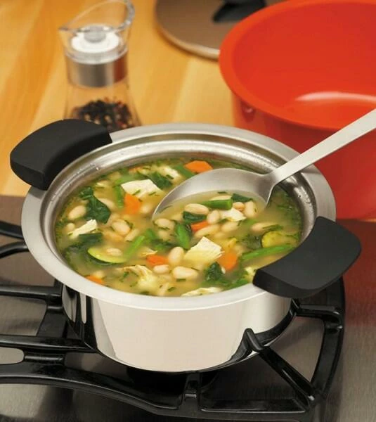 Kuhn Rikon Hotpan Servierkochtopf In Rot 14 Cm / 1 L 6 Kuhn Rikon Hotpan Servierkochtopf In Rot 14 Cm / 1 L – Bild 4