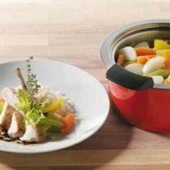 Kuhn Rikon Hotpan Servierkochtopf In Rot 14 Cm / 1 L 15 Kuhn Rikon Hotpan Servierkochtopf In Rot 14 Cm / 1 L -Casserole shop Hotpan red ip11 neu Kopie 1 l