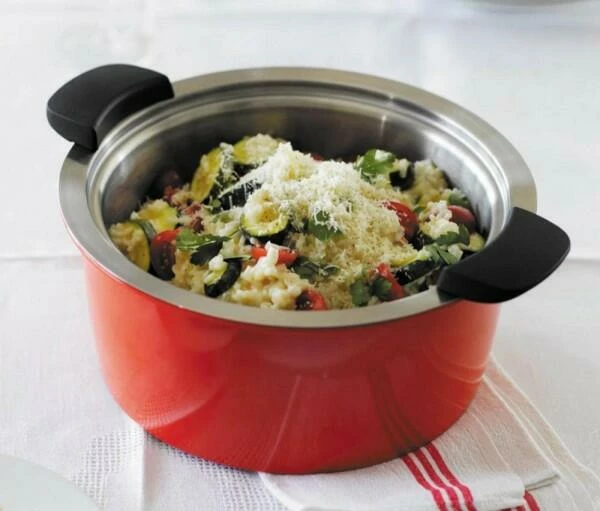 Kuhn Rikon Hotpan Servierkochtopf In Rot 18 Cm / 2 L 8 Kuhn Rikon Hotpan Servierkochtopf In Rot 18 Cm / 2 L – Bild 6