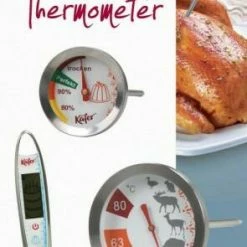 Käfer Digitales Haushaltsthermometer E546A -Casserole shop Kaefer Thermometer klein l