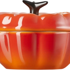 Le Creuset Kürbisförmchen Mit Deckel In Ofenrot -Casserole shop LC 20200807 ZS PS NS 61802350900003 003