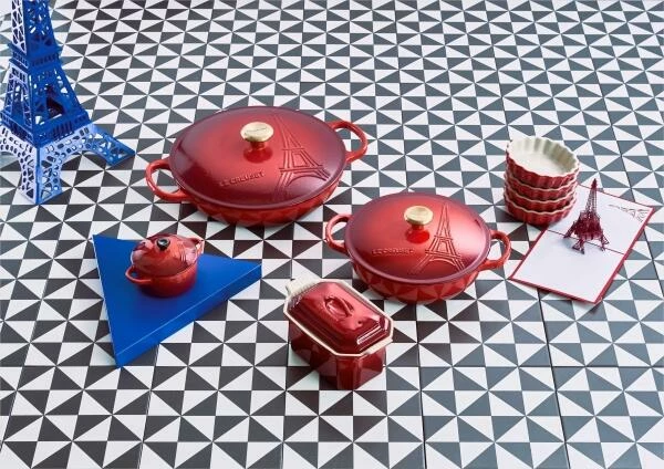 Le Creuset Gourmet-Profitopf Eiffelturm In Kirschrot 30 Cm 7 Le Creuset Gourmet-Profitopf Eiffelturm In Kirschrot 30 Cm – Bild 5