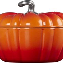 Le Creuset Kürbis-Bräter Signature 24 Cm In Ofenrot -Casserole shop LC 20220602 HL PS NS 21238240902430 003