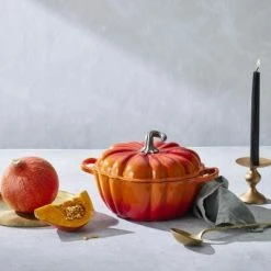 Le Creuset Kürbis-Bräter Signature 24 Cm In Ofenrot -Casserole shop LECREUSET 10230