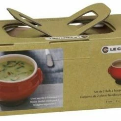Le Creuset Suppenterrine In Kirschrot -Casserole shop LeCreuset Suppenterrine 2er Set Box von hinten l