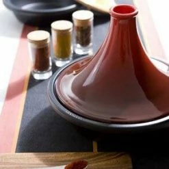 Le Creuset Tagine In Kirschrot 27 Cm / Ca. 21 Cm / 2,3 Liter -Casserole shop Le Creuset Tagine rot