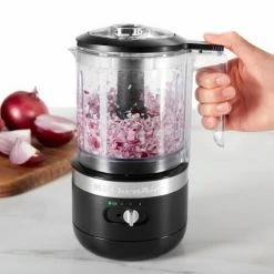 KitchenAid Kabelloser Zerkleinerer In Matt Schwarz -Casserole shop P191333KP 037z