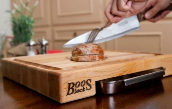 Boos Blocks Schneidebrett PrepMaster Mit Auffangschale 46 X 46 X 6 Cm/ 7,5 Kg 5 Boos Blocks Schneidebrett PrepMaster Mit Auffangschale 46 X 46 X 6 Cm/ 7,5 Kg – Bild 3