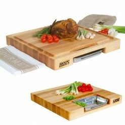 Boos Blocks Schneidebrett PrepMaster Mit Auffangschale 46 X 46 X 6 Cm/ 7,5 Kg 10 Boos Blocks Schneidebrett PrepMaster Mit Auffangschale 46 X 46 X 6 Cm/ 7,5 Kg -Casserole shop The PrepMaster P 5 l 1