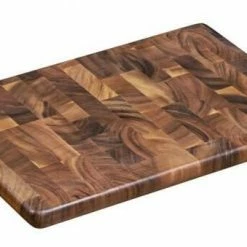 Zassenhaus Tranchierbrett Aus Stirnholz Der Akazie 45 X 30 X 2,5 Cm