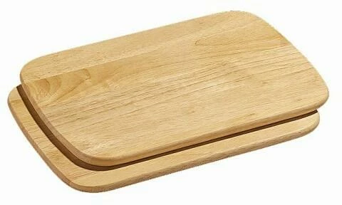 Zassenhaus Frühstücksbrett Gummibaum, 2er-Set 26 X 17 Cm 3 Zassenhaus Frühstücksbrett Gummibaum, 2er-Set 26 X 17 Cm