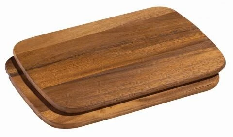 Zassenhaus Frühstücksbrett Akazienholz, 2er-Set 26 X 17 Cm 3 Zassenhaus Frühstücksbrett Akazienholz, 2er-Set 26 X 17 Cm