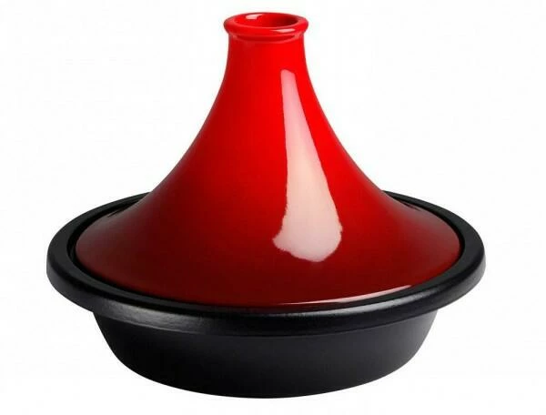 Le Creuset Tagine In Kirschrot 31 Cm / Ca. 26 Cm / 3,7 Liter