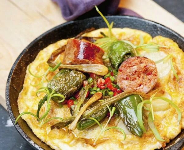 Skeppshult Grillpfanne Mit Walnussgriff, Rund 6 Skeppshult Grillpfanne Mit Walnussgriff, Rund – Bild 4