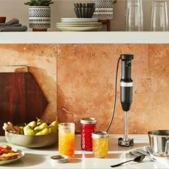 KitchenAid Stabmixer Classic In Onyx Schwarz, Kabelgebunden -Casserole shop stabmixer classic 1