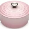 Le Creuset LeCreuset Bräter Signature Rund In Shell Pink 24 Cm / 4,2 L / Boden: 19,1 Cm -Casserole shop web 21177247774430 1