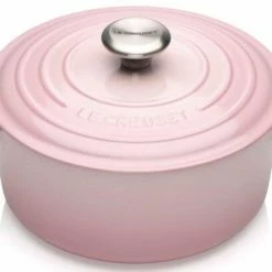 Le Creuset LeCreuset Bräter Signature Rund In Shell Pink 20 Cm / 2,4 L