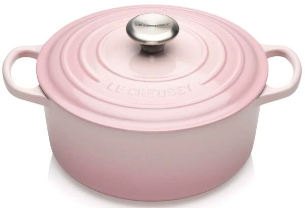 Le Creuset LeCreuset Bräter Signature Rund In Shell Pink 20 Cm / 2,4 L 3 Le Creuset LeCreuset Bräter Signature Rund In Shell Pink 20 Cm / 2,4 L