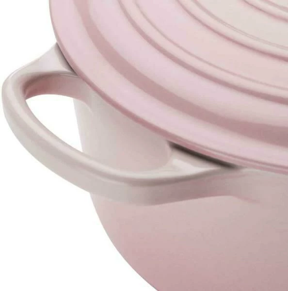 Le Creuset LeCreuset Bräter Signature Rund In Shell Pink 20 Cm / 2,4 L 5 Le Creuset LeCreuset Bräter Signature Rund In Shell Pink 20 Cm / 2,4 L – Bild 3