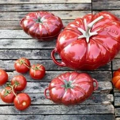 Staub Cocotte Tomate Aus Keramik -Casserole shop web Tomaten Cocotte 1 l